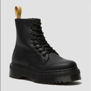 Dr. Martens, Vegan Jadon Li Mono Platform Boots in Black